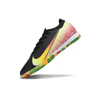 Chuteira Society Nike Air Zoom Mercurial Vapor 16 Elite TF Preto, Amarelo e Rosa Farde de Boleiro - imagem 4