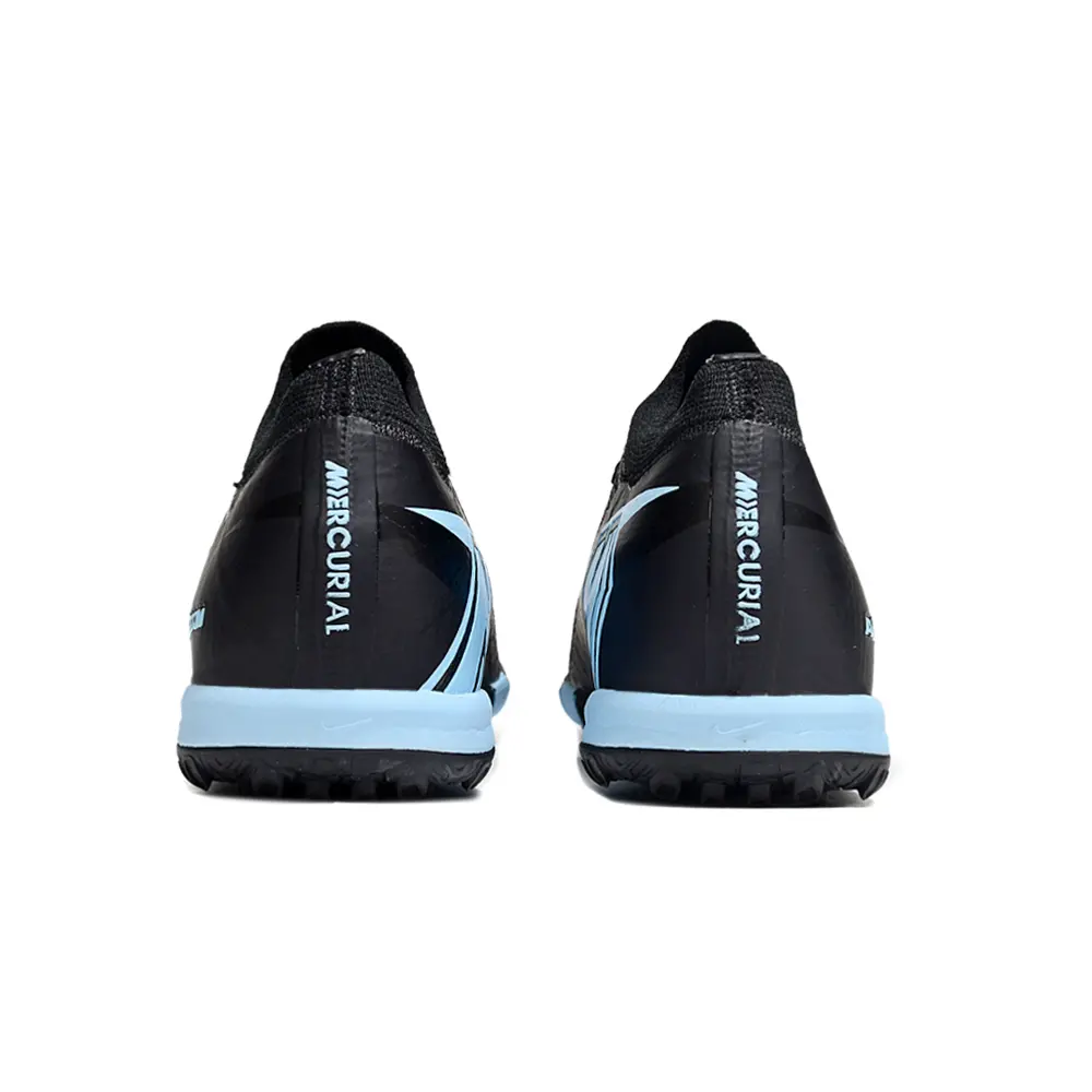 Chuteira Society Nike Air Zoom Mercurial Vapor 16 Elite TF ''Shadow'' Preto e Azul Farde de Boleiro