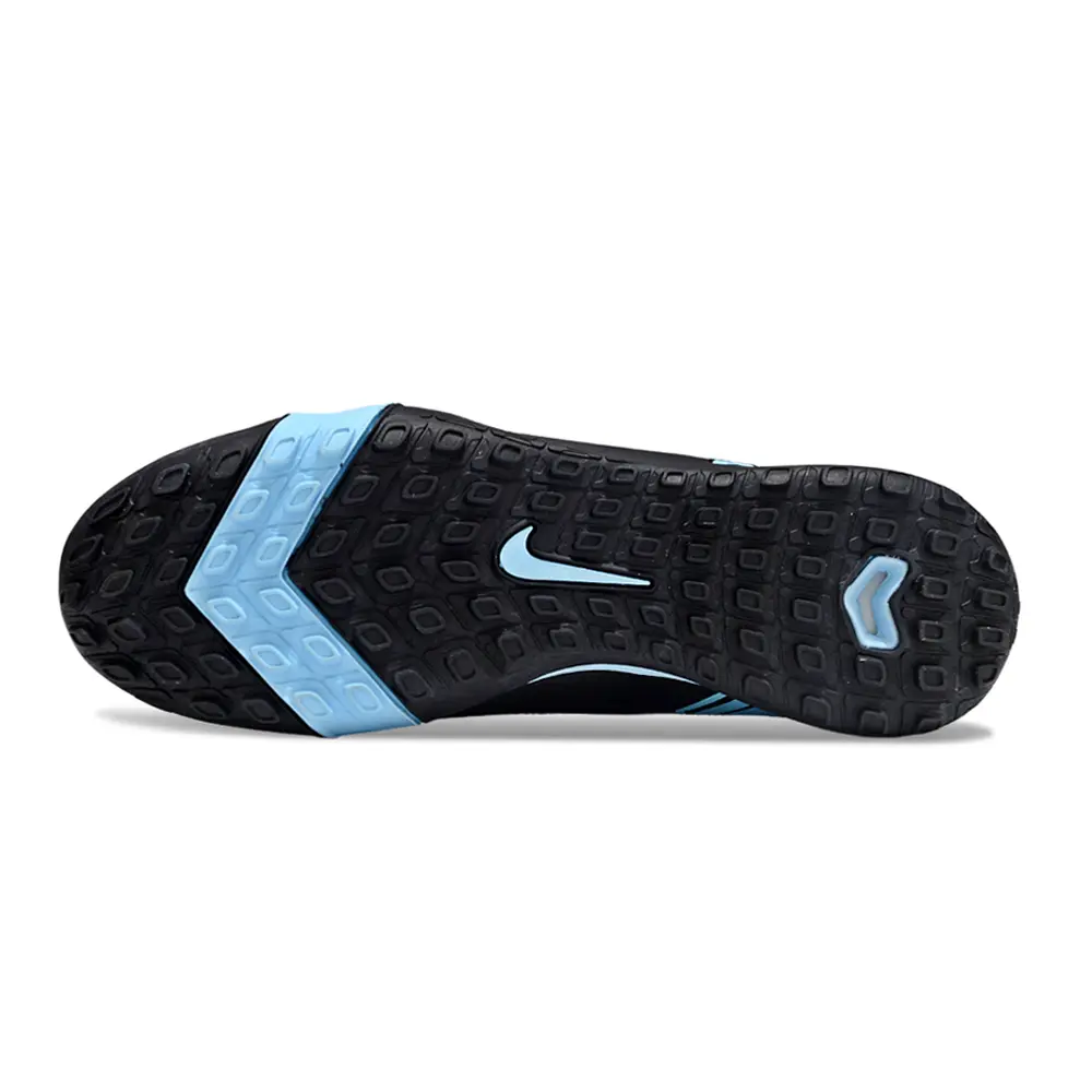 Chuteira Society Nike Air Zoom Mercurial Vapor 16 Elite TF ''Shadow'' Preto e Azul Farde de Boleiro