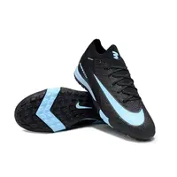 Chuteira Society Nike Air Zoom Mercurial Vapor 16 Elite TF ''Shadow'' Preto e Azul Farde de Boleiro - imagem 6