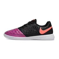 Chuteira Futsal Nike Lunar Gato II IC Preto e Roxo Farde de Boleiro - imagem 1