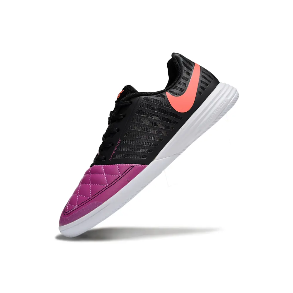 Chuteira Futsal Nike Lunar Gato II IC Preto e Roxo Farde de Boleiro