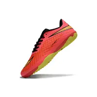  Chuteira Society Nike Hypervenom TF Rosa e Amarelo Farde de Boleiro - imagem 3