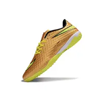 Chuteira Society Nike Hypervenom TF Dourado e Amarelo Farde de Boleiro - imagem 3