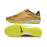 Chuteira Society Nike Hypervenom TF Dourado e Amarelo Farde de Boleiro - imagem 7