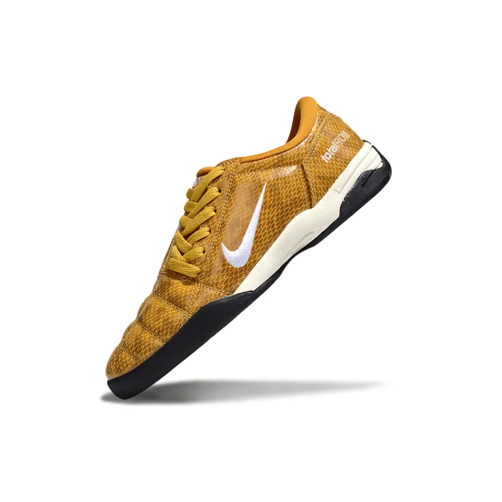 Chuteira Futsal Nike Total 90 IC Dourado Farde de Boleiro