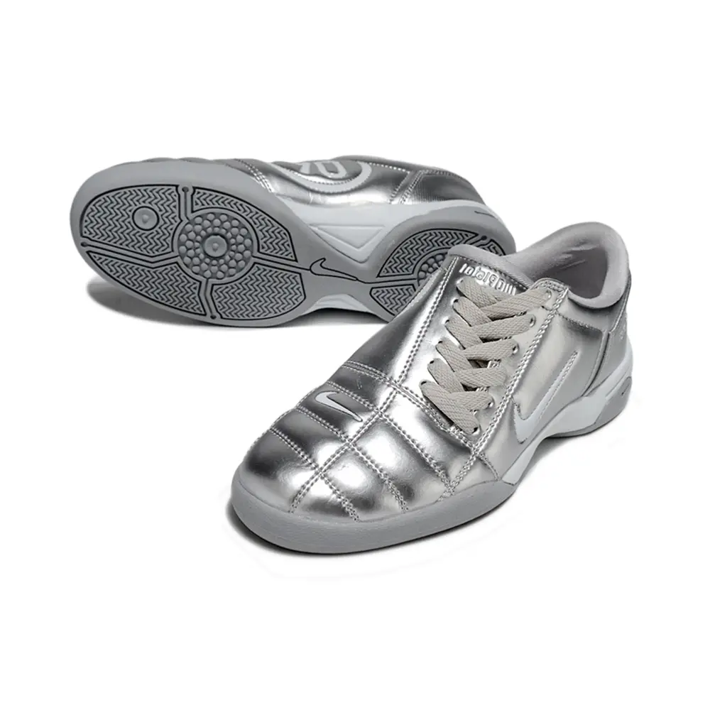 Chuteira Futsal Nike Total 90 IC Prata Farde de Boleiro