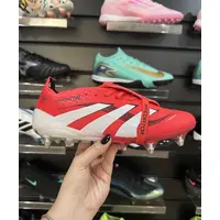 Chuteira Campo Adidas Predator Elite FT 30 Ponta de Aluminio Vermelha e Branca - Pronta Entrega - imagem 1
