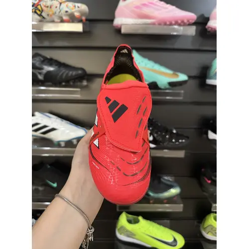 Chuteira Campo Adidas Predator Elite FT 30 Ponta de Aluminio Vermelha e Branca - Pronta Entrega