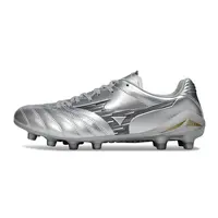 Chuteira Campo Mizuno Morelia Neo 4 FG Prata | Farda de Boleiro - imagem 1