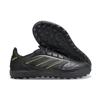 Chuteira Society Adidas Copa Pure.2 TF Preta e Verde "Electric Stealth" | Farda de Boleiro - imagem 2