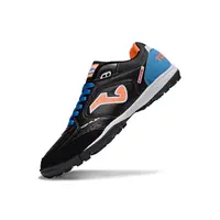 Chuteira Society Joma Top Flex TF Preto, Azul e Laranja - imagem 5