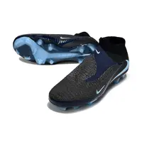 Chuteira Campo Nike Phantom GX 6 Elite FG Preto e Azul "Shadow" - imagem 5