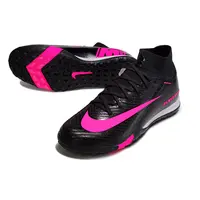 Chuteira Society Nike Air Zoom Mercurial Superfly 10 Elite FG Preto e Rosa - imagem 4