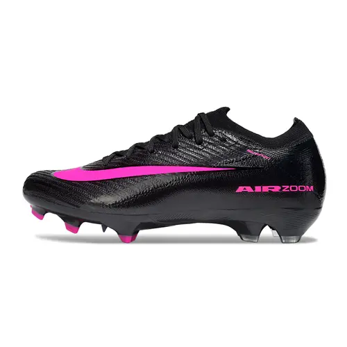Chuteira Campo Nike Air Zoom Mercurial Vapor 16 Elite FG Preto e Rosa