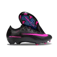 Chuteira Campo Nike Air Zoom Mercurial Vapor 16 Elite FG Preto e Rosa - imagem 3