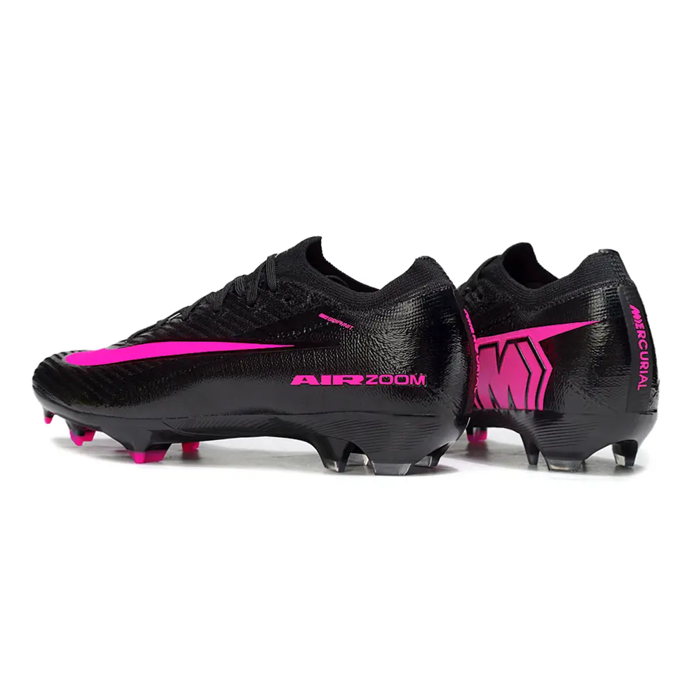 Chuteira Campo Nike Air Zoom Mercurial Vapor 16 Elite FG Preto e Rosa
