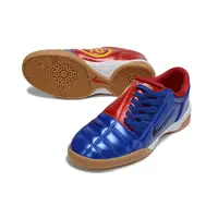 Chuteira Futsal Nike Total 90 IC Azul e Vermelha - imagem 5