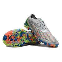 Chuteira Society Nike Phantom ReactX 6 Pro TF Prata - imagem 4