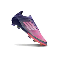 Chuteira Campo Adidas F50 FG Roxo, Rosa e Verde "Lamine Yamal" - imagem 7