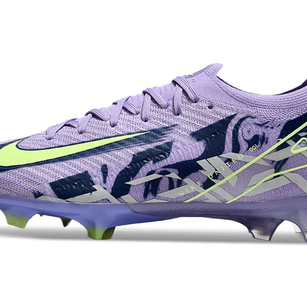 Chuteira Infantil Campo Nike Air Zoom Mercurial Vapor 16 Elite FG Roxo