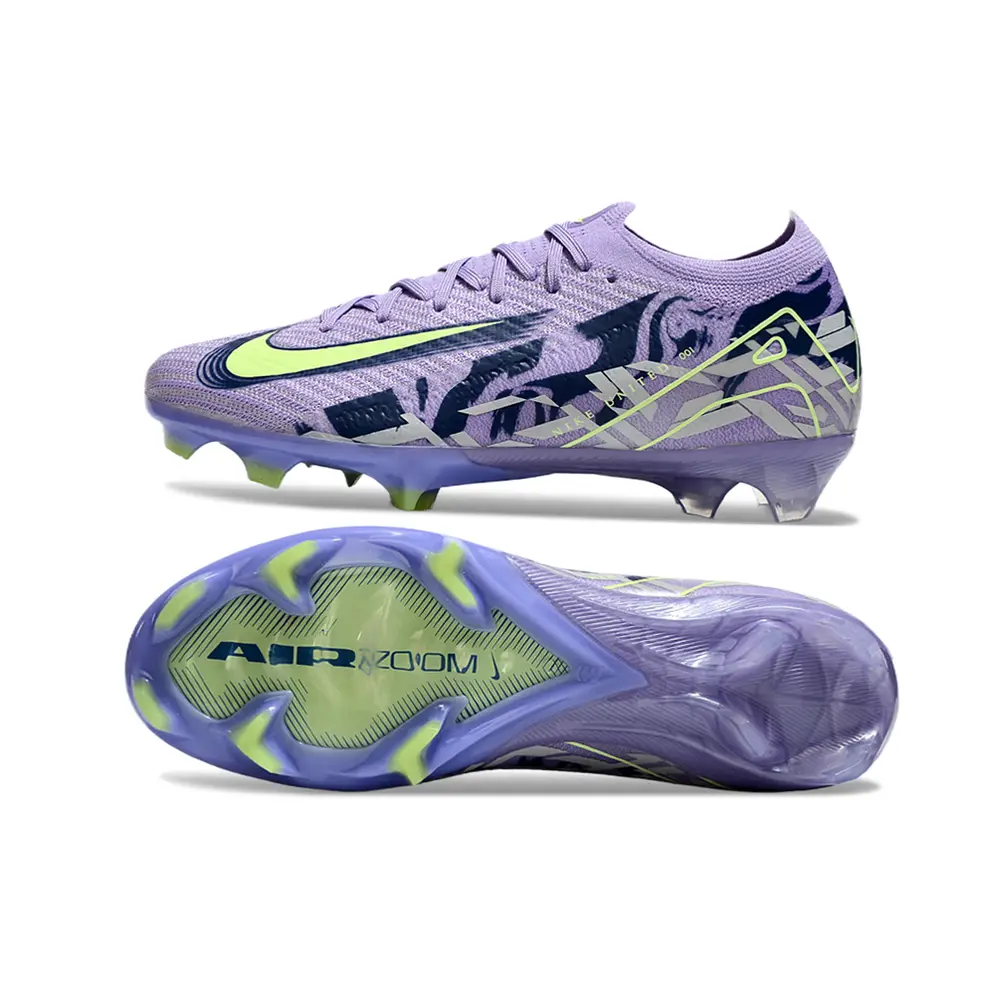 Chuteira Infantil Campo Nike Air Zoom Mercurial Vapor 16 Elite FG Roxo