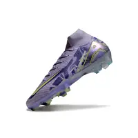 Chuteira Infantil Campo Nike Air Zoom Mercurial Superfly 10 Elite FG Roxo - imagem 3