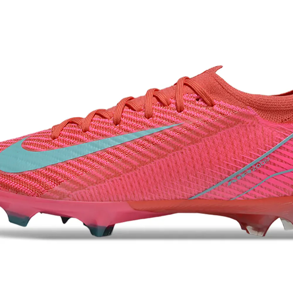 Chuteira Infantil Campo Nike Air Zoom Mercurial Vapor 16 Elite FG Rosa