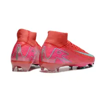 Chuteira Infantil Campo Nike Air Zoom Mercurial Superfly 10 Elite FG Rosa - imagem 4