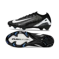 Chuteira Infantil Campo Nike Air Zoom Mercurial Vapor 16 Elite FG Preto e Branco - imagem 2
