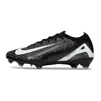 Chuteira Infantil Campo Nike Air Zoom Mercurial Vapor 16 Elite FG Preto e Branco - imagem 1