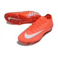 Chuteira Infantil Campo Nike Air Zoom Mercurial Vapor 16 Elite FG Laranja - imagem 4
