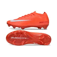 Chuteira Infantil Campo Nike Air Zoom Mercurial Vapor 16 Elite FG Laranja - imagem 5