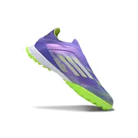 Chuteira Society Adidas F50+ TF Roxo e Verde - imagem 6