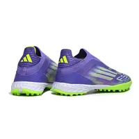Chuteira Society Adidas F50+ TF Roxo e Verde - imagem 3