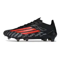 Chuteira Campo Adidas F50 FG Preto, Branco e Vermelho - imagem 1