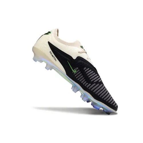 Chuteira Campo Nike Phantom GX 3 Elite FG Branco, Preto e Verde 
