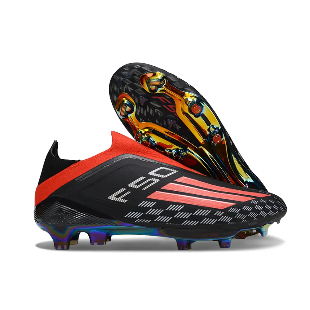 Chuteira Campo Adidas F50 LL FG Preto, Branco e Vermelho
