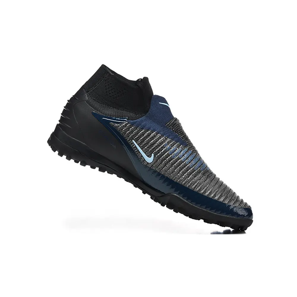 Chuteira Society Nike Phantom GX 6 DF Elite TF Preto e Azul