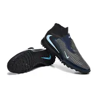 Chuteira Society Nike Phantom GX 6 DF Elite TF Preto e Azul - imagem 5