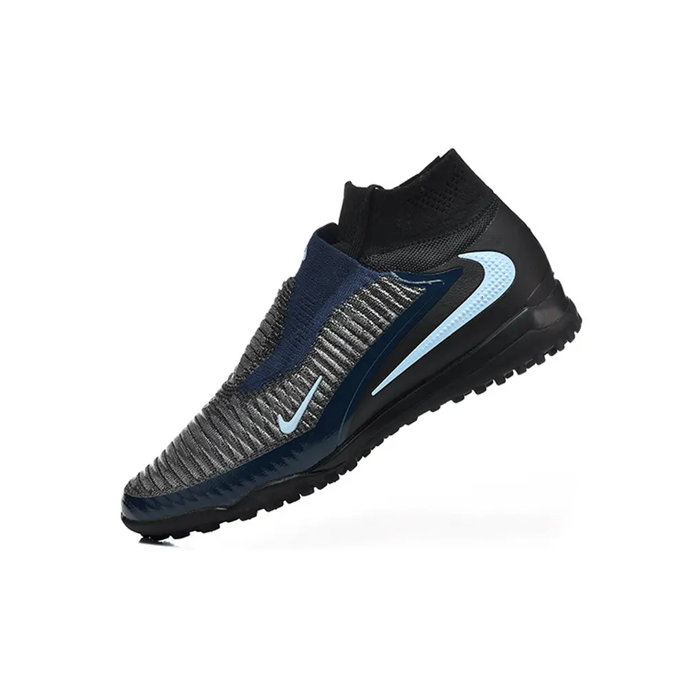 Chuteira Society Nike Phantom GX 6 DF Elite TF Preto e Azul