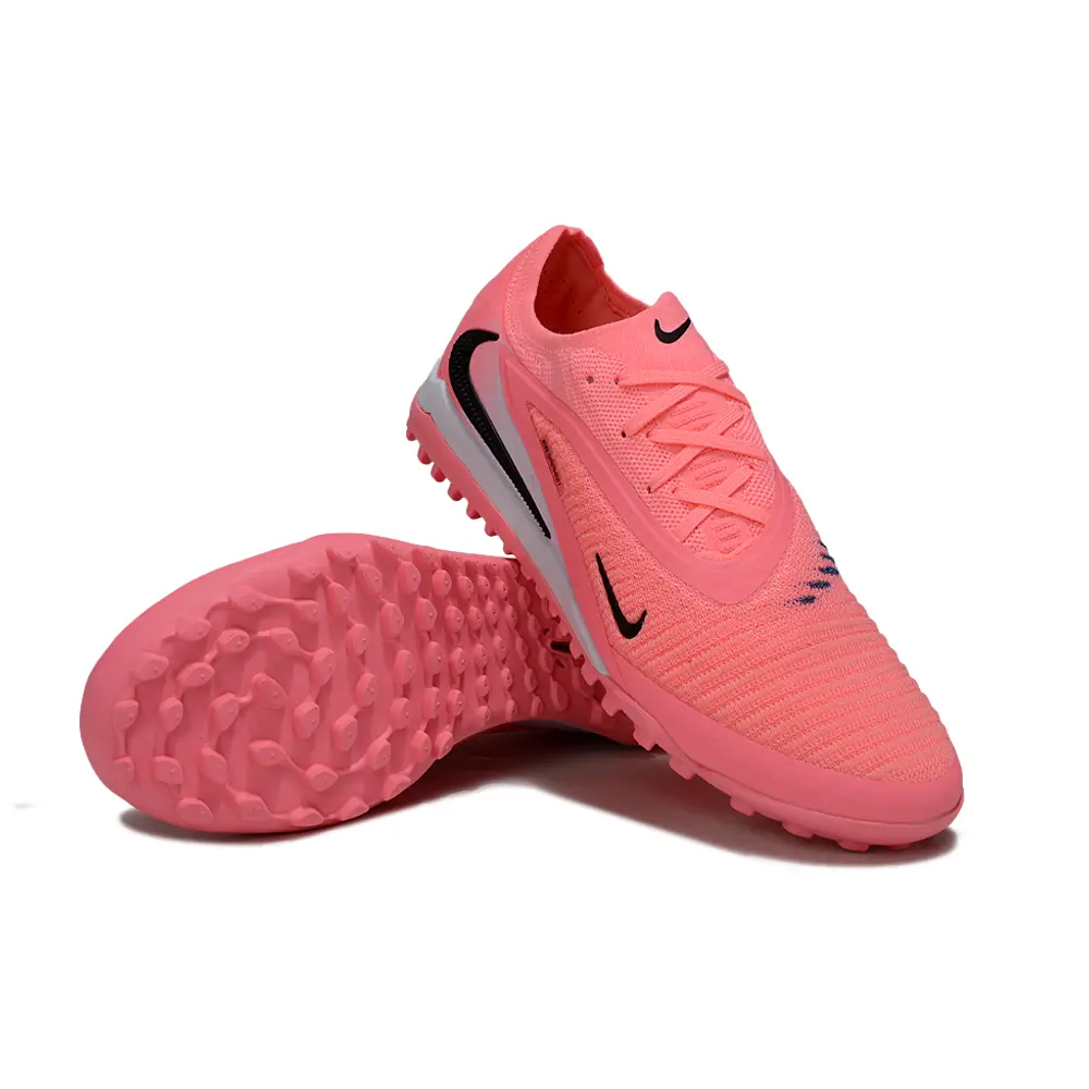 Chuteira Society Nike Phantom GX 6 Elite TF Rosa e Preto