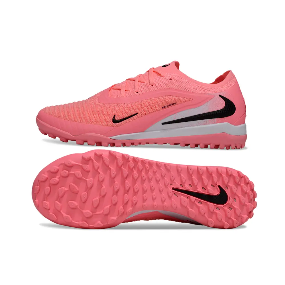 Chuteira Society Nike Phantom GX 6 Elite TF Rosa e Preto