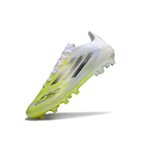 Chuteira Campo Adidas F50 FG Branco e Verde "Born For Goals Pack"