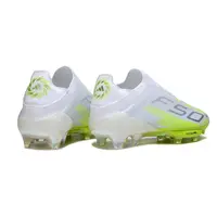 Chuteira Campo Adidas F50+ LL FG Branco e Verde "Born For Goals Pack" - imagem 2
