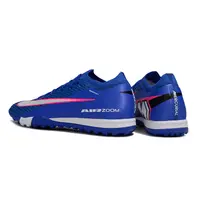 Chuteira Society Nike Air Zoom Mercurial Vapor 16 Elite TF Azul, Branco  - imagem 5