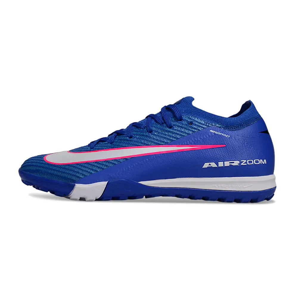 Chuteira Society Nike Air Zoom Mercurial Vapor 16 Elite TF Azul, Branco 