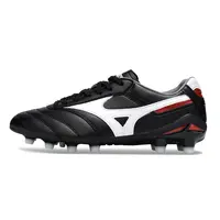 Chuteira Campo Mizuno Morelia DNA FG Preta, Branca e Vermelho - imagem 1