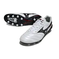 Chuteira Campo Mizuno Morelia DNA FG Branca, Preta e Vermelha "Beta" - imagem 4