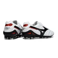 Chuteira Campo Mizuno Morelia DNA FG Branca, Preta e Vermelha "Beta" - imagem 3